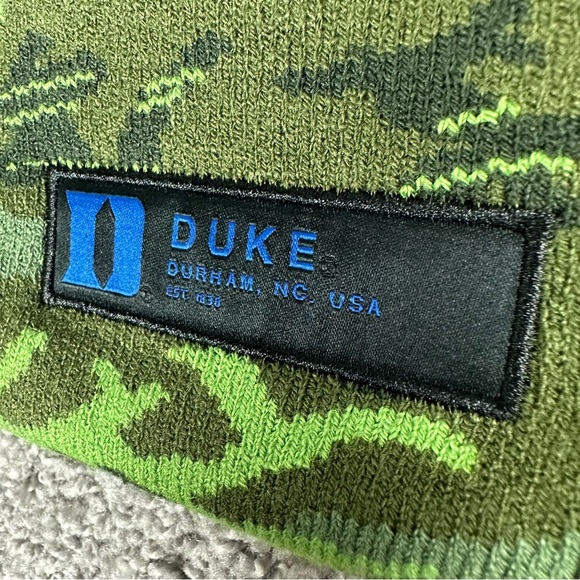Nike Duke Blue Devils Military Salute Service Camo Knit Hat Beanie Unisex NWT - Picture 8 of 11